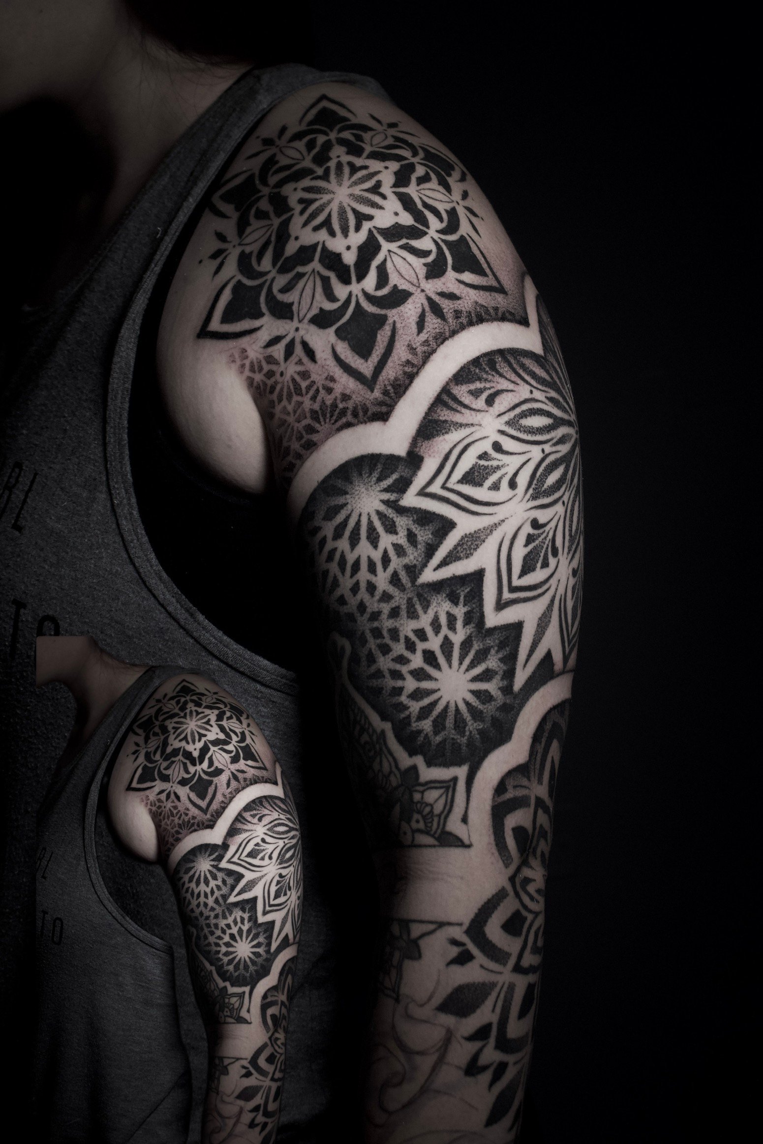 Artistic Tattoo Process in Ibiza